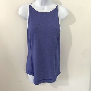 Lululemon blue tank top.  A368￼